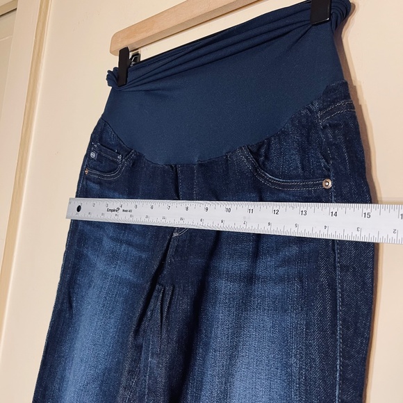 Maternity Pregnancy AG Adriano Goldschmied Dark Blue Jeans - Picture 8 of 12